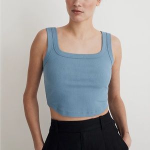The Tailored Crop Tank in Sleekhold